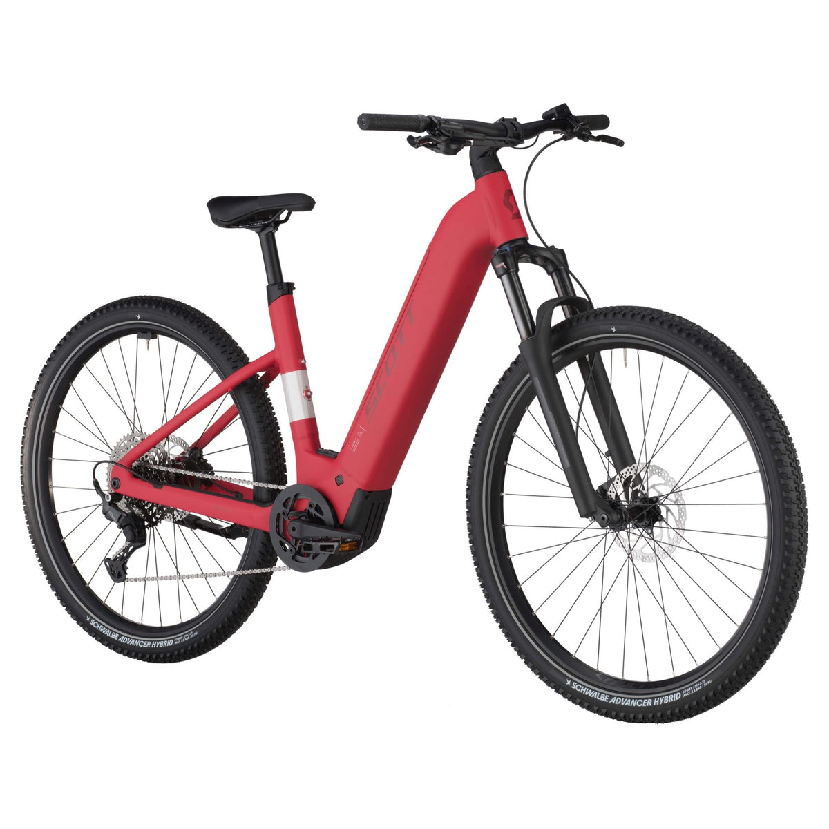 Bicicletas Eléctricas eUrbanas Scott Axis 30 Wave 2025 Raspberry Red