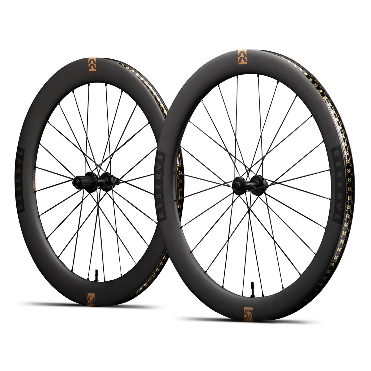 Juego Ruedas Carretera Reserve 57/64 Turbulent Aero DT Swiss 350 HG-EV Center Lock Negro