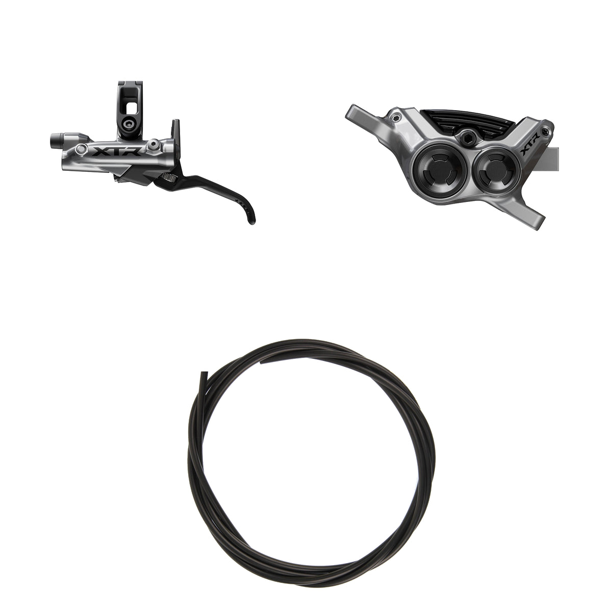 Kit Freno Disco Hidráulico Shimano XTR BR-M9220/BL-M9220 Delantero/Izquierdo Resina Aletas Sin Adaptador Latiguillo 1000mm Negro #2