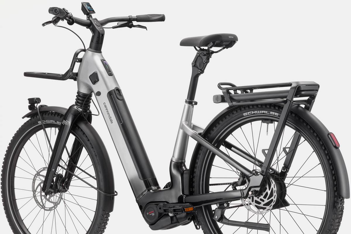 Cannondale Tesoro Automatiq Low StepThru HeadShok Mullet 2026 Silver #5
