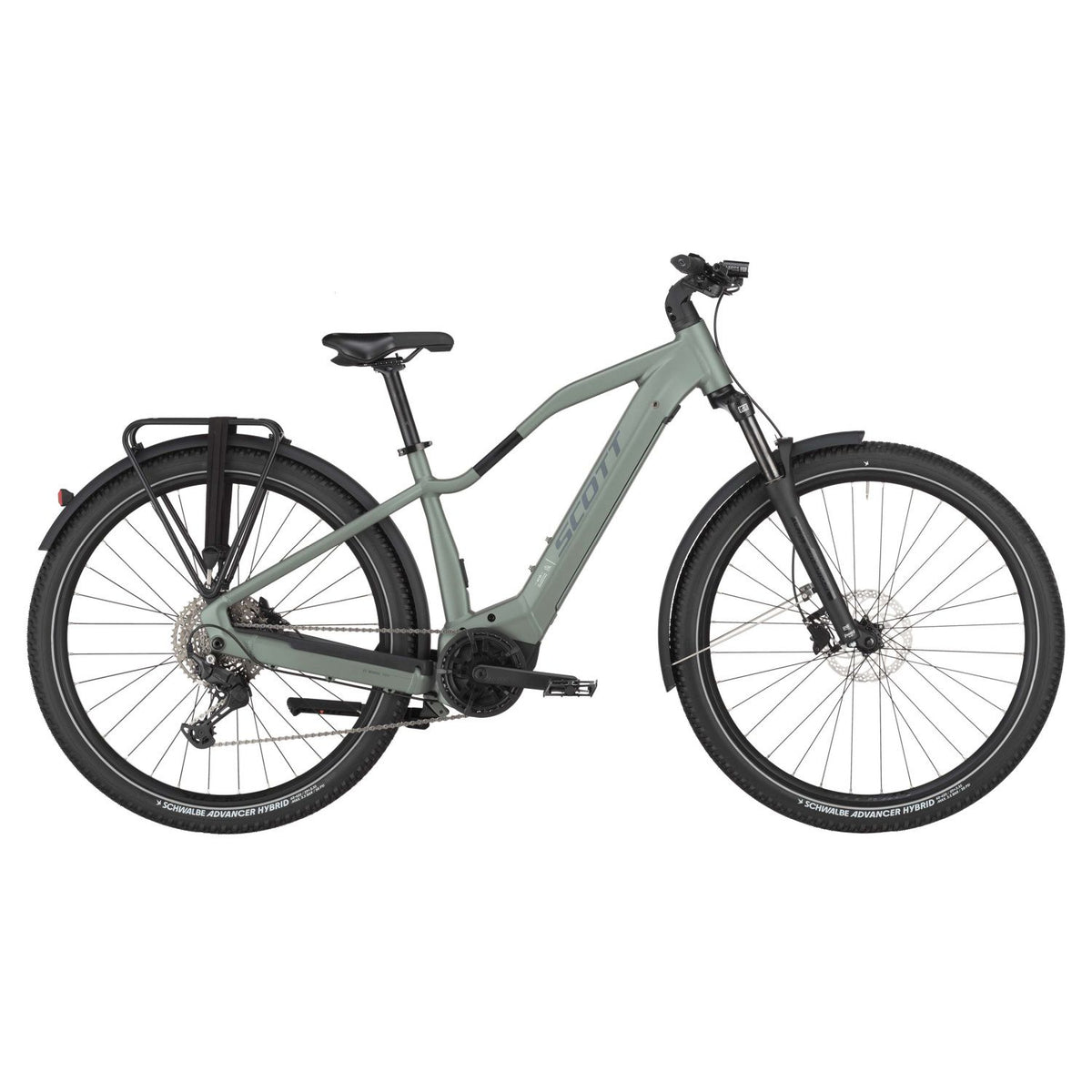 Bicicletas Eléctricas eUrbanas Scott Axis 40 2025 Highland Green #2