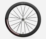 Oquo Hinterrad Rennrad RA57LTD CS Shimano HG Burning Ashes Gloss