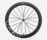 Oquo Hinterrad Rennrad RA57LTD CS Shimano HG Schwarz