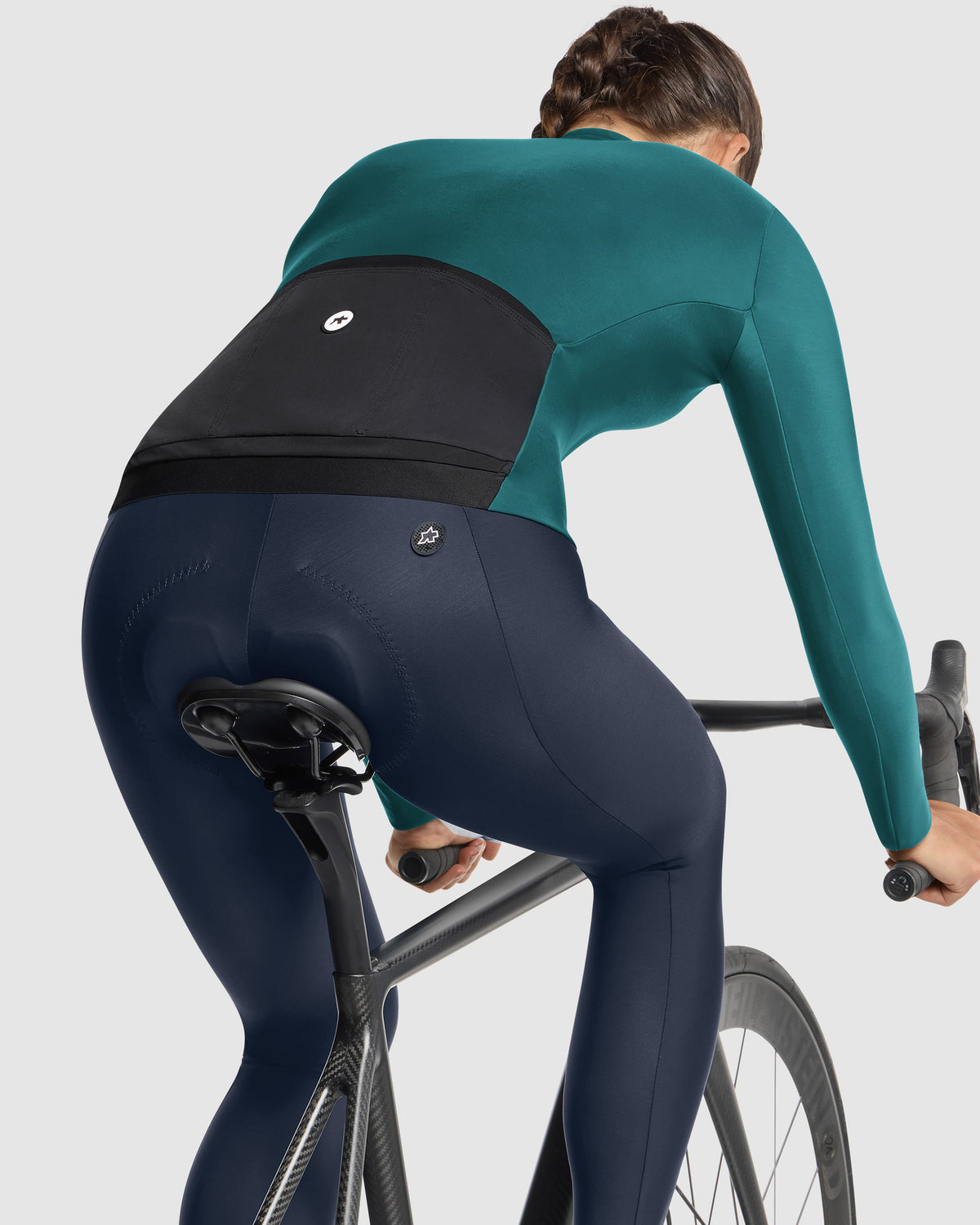 Assos Uma GT LS C2 Maillot Primavera Otoño Foundation Green #8