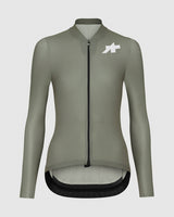 Assos Uma GT S11 Evo Langarm Radtrikot Damen Edge Green