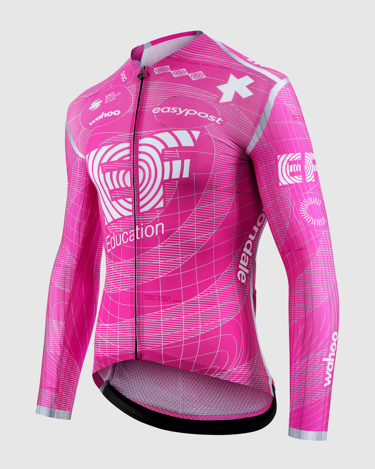 Maillot Manga Larga Assos Equipe RS LS S11 EF Hombre Pink EF #5