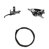 Hydraulisches Scheibenbremsen-Kit Shimano XTR BR-M9220/BL-M9220 Hinten/Rechts Resin Kühlrippen Ohne Adapter Bremsleitung 1700mm Schwarz
