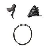Hydraulisches Scheibenbremsen-Kit Shimano Tiagra BR-RS405/ST-R4020 Hinten/Rechts Resin Kühlrippen Ohne Adapter Bremsleitung 1700mm Schwarz