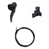 Hydraulisches Scheibenbremsen-Kit Shimano GRX BR-RX410/ST-RX610 Hinten/Rechts Resin Kühlrippen Ohne Adapter Bremsleitung 1700mm Schwarz
