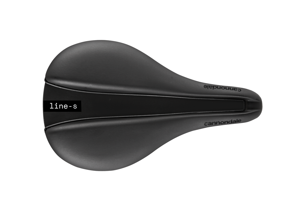 Cannondale Sillín Line S Titanio Plano Negro
