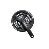 Kurbelgarnitur/Kettenblätter Shimano Altus FC-M311 Square 48/38/28t Innenlager Kettenführung Schwarz