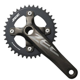 Kurbelgarnitur/Kettenblatt Shimano Zee FC-M640 36t 10s BSA-Innenlager Schwarz