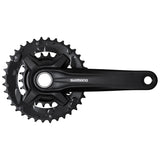 Kurbelgarnitur/Kettenblätter Shimano FC-MT210-2 36/22t 9s Ohne Innenlager Schwarz