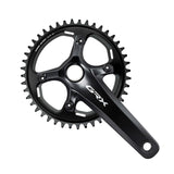 Kurbelgarnitur/Kettenblatt Shimano GRX FC-RX820-1 Hollowtech II 44t 12s Ohne Innenlager Schwarz