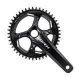 Kurbelgarnitur/Kettenblatt Shimano GRX FC-RX820-1 Hollowtech II 46t 12s Ohne Innenlager Schwarz