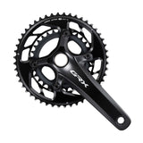 Kurbelgarnitur/Kettenblätter Shimano GRX FC-RX820-2 Hollowtech II 48/31t 12s Ohne Innenlager Schwarz
