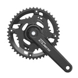 Kurbelgarnitur/Kettenblätter Shimano Cues FC-U4010-2 46/30t 9/10/11s Ohne Innenlager Kettenführung Schwarz