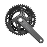 Kurbelgarnitur/Kettenblätter Shimano Cues FC-U6010-2 Hollowtech II 46/32t 11s Ohne Innenlager Kettenführung Schwarz