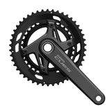 Kurbelgarnitur/Kettenblätter Shimano Cues FC-U6030-2 46/32t 9/10s Ohne Innenlager Schwarz