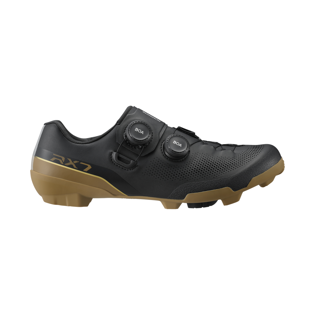 Zapatillas Gravel Shimano SH-RX710 Estrecha Negro