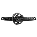 Sram NX Eagle X-Sync2 Dub Fat Bike 4" DM 30t 11/12s Kurbelgarnitur Ohne Innenlager 170mm Schwarz