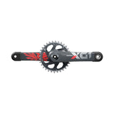 Sram X01 Eagle X-Sync2 148 Boost Dub DM 32t 12s Carbon Kurbelgarnitur 175mm Rot Ohne Innenlager