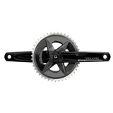 Sram Rival D1 Quarq Dub 94 Bcd 43/30t Yaw Aluminium Powermeter-Kurbelgarnitur Ohne Innenlager 172.5mm Schwarz