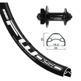 Vorderrad XLC FW-A05 Rodi Scheibenbremse 6-Loch Schnellspanner 100mm Aluminium Schwarz
