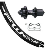 Hinterrad XLC RW-A05 Rodi Scheibenbremse 6-Loch Schnellspanner 135mm Aluminium Schwarz