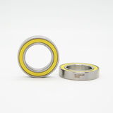 ISB Sport Hybrid-Edelstahllager SC6802-2RS Keramikkugeln 15x24x5mm Silber/Gelb