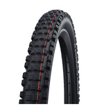 Reifen Schwalbe Eddy Current Hinterrad HS497 Evolution Super Gravity Tubeless Addix Soft Faltbar Schwarz