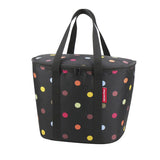 Klickfix Reisenthel Iso Thermotasche für Korb 16L 34x26x25cm Schwarz/Punkte