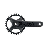 Kurbelgarnitur/Blatt Campagnolo Ekar GT 104 Bcd 4 Arme 44t 1x13s Aluminium Schwarz