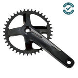 Kurbelgarnitur/Blatt Fsa Vero Pro JIS Vierkant 120 Bcd 42t Aluminium Schwarz