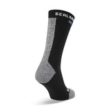 Socken Sealskinz Briston All Weather Wasserdicht Schwarz/Gelb