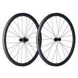 Laufradsatz Vision Metron 37 SL Scheibenbremse Center Lock Tubeless Ready Reifen Shimano HG11 Carbon Schwarz