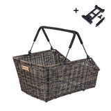 Basil Cento Rattan Look Korb MIK 2.0 Platte 41x25x12cm Rattan Braun
