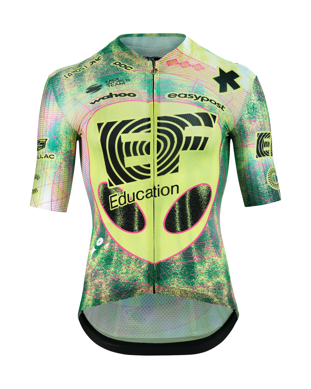 Maillot Manga Corta Assos Equipe RS S11 EF Close Encounter Hombre Alien Green #9