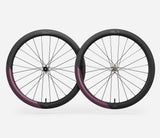 Oquo Laufradsatz Gravel RP50LTD Shimano HG Metallic Mulberry